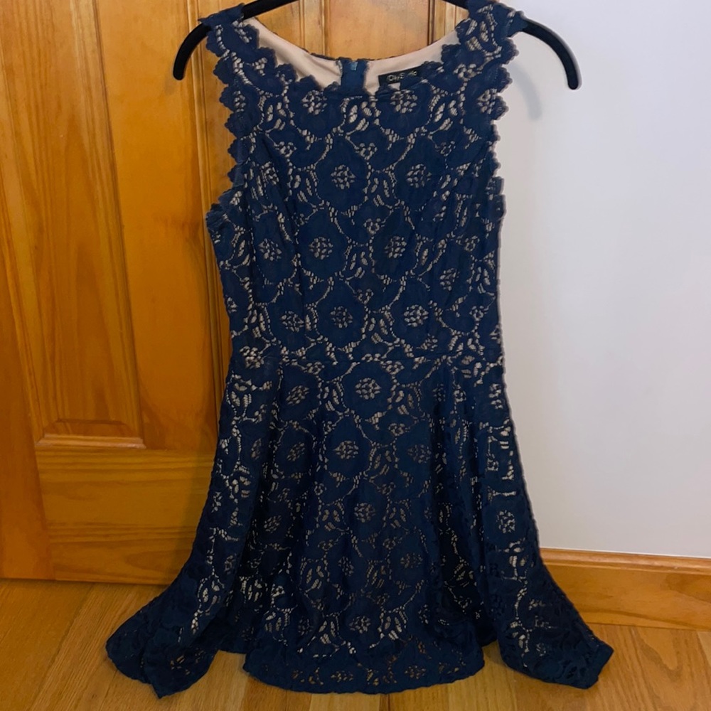 Blue dress